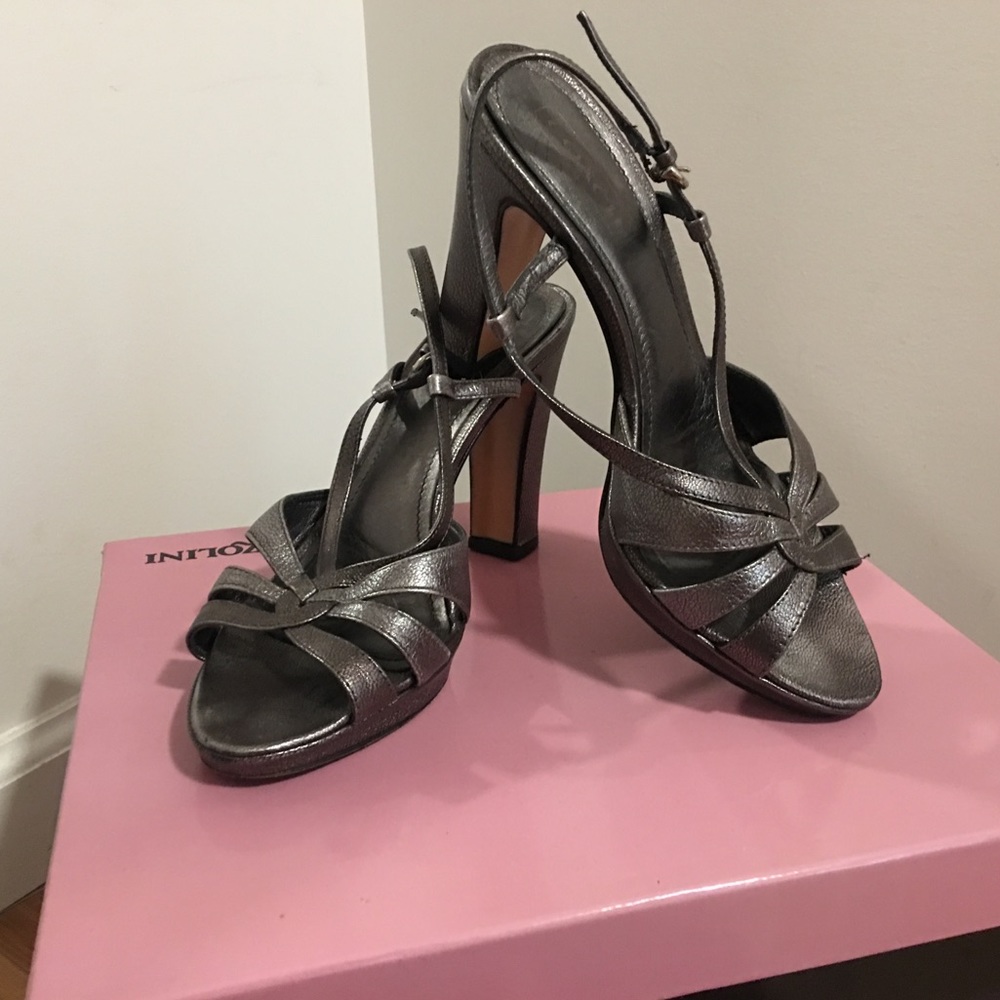 Coach Metallic Heels